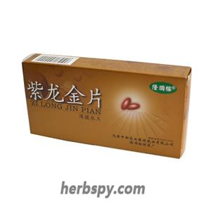 Zi Long Jin Pian for primary lung tumour chemotherapy medicine